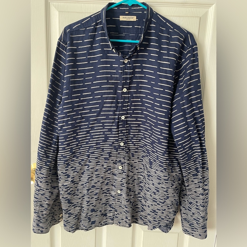 Levi’s Made & Crafted Cotton Buttons Up Shirt Men’s Size 3